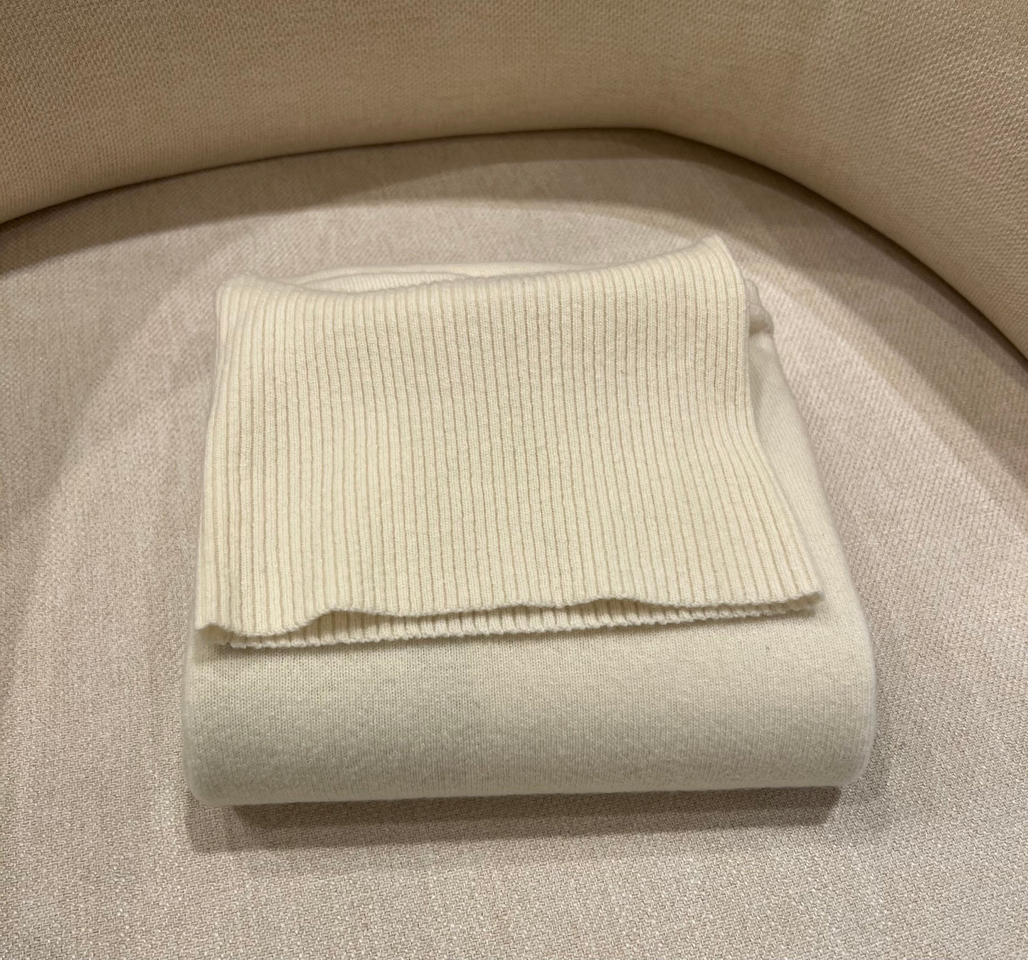 Rollkragenpullover Weiß