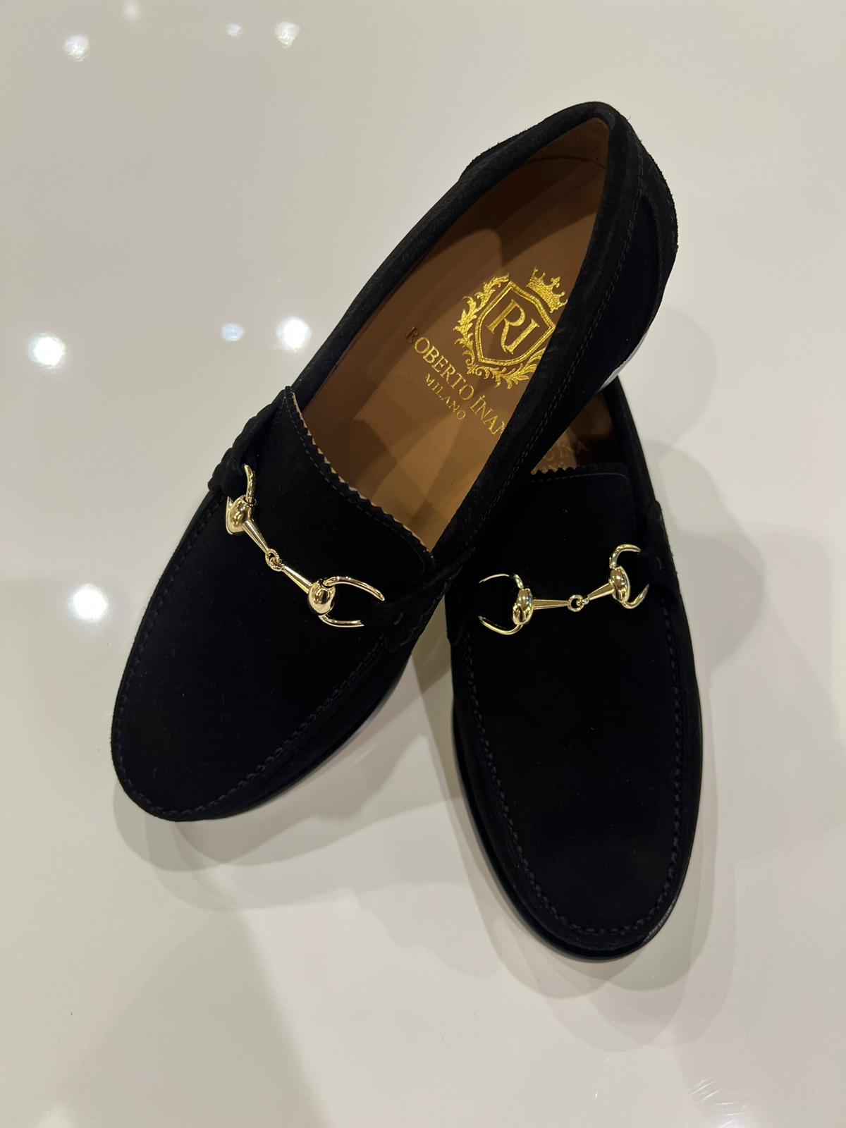 Horsebit-Loafer Schwarz