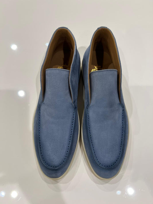 High-Top-Loafer Jeansblau