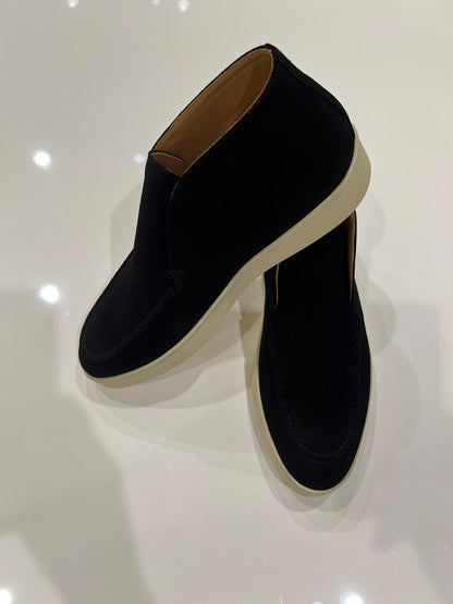 High-Top-Loafer Schwarz