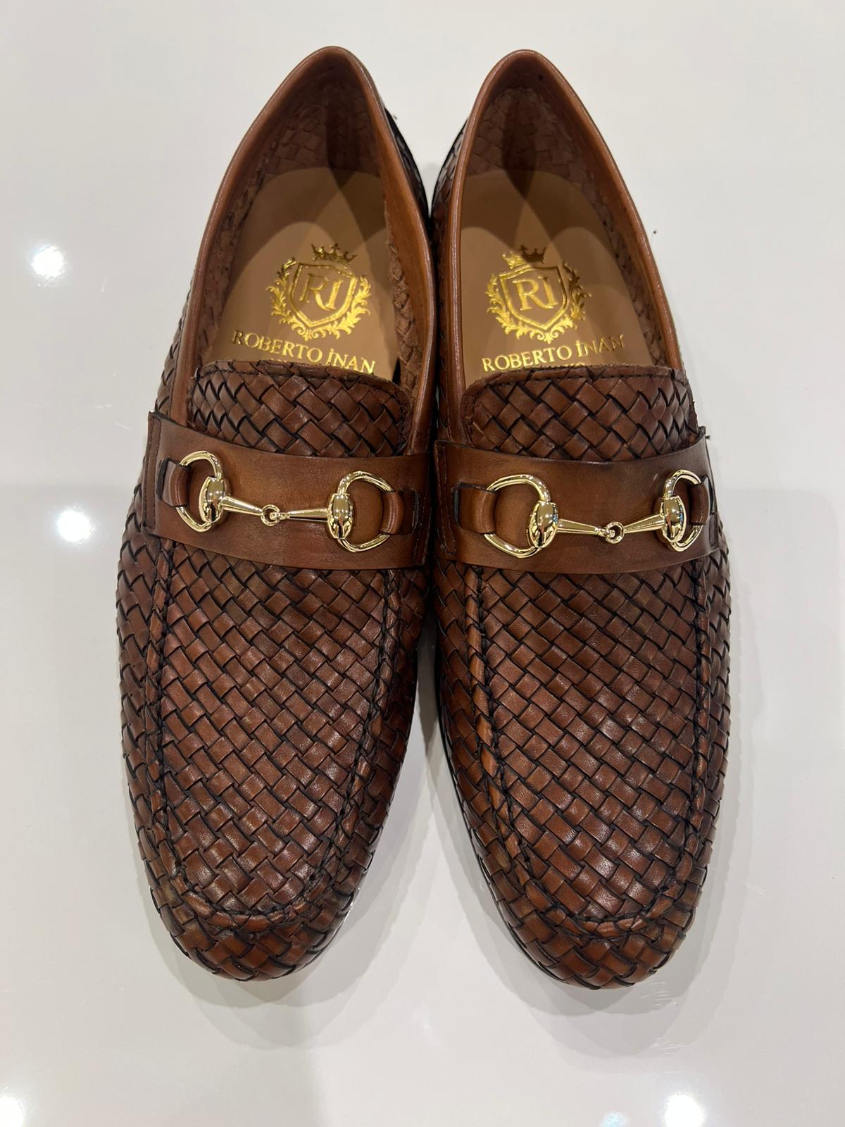 Horsebit-Loafer Cognacbraun