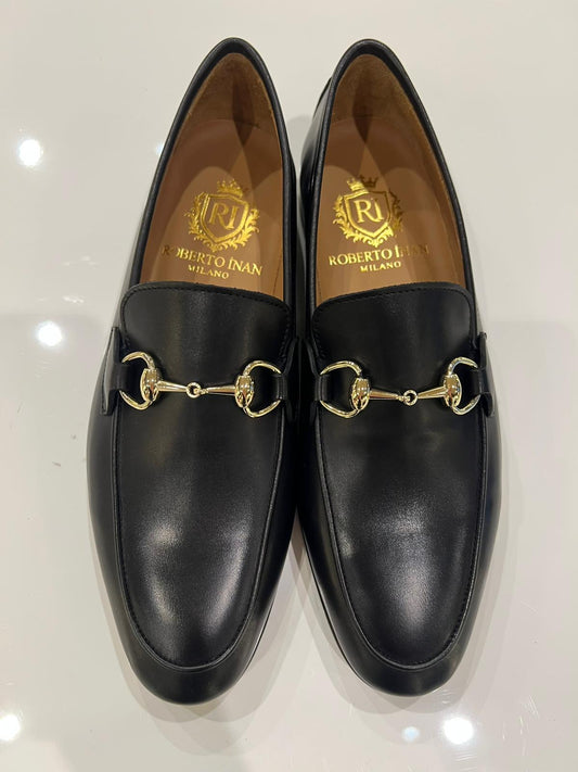 Horsebit-Loafer Schwarz