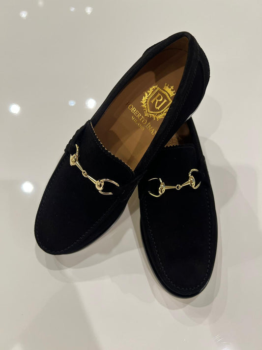 Horsebit-Loafer Schwarz