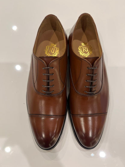 Oxford Cap-Toe Cognacbraun