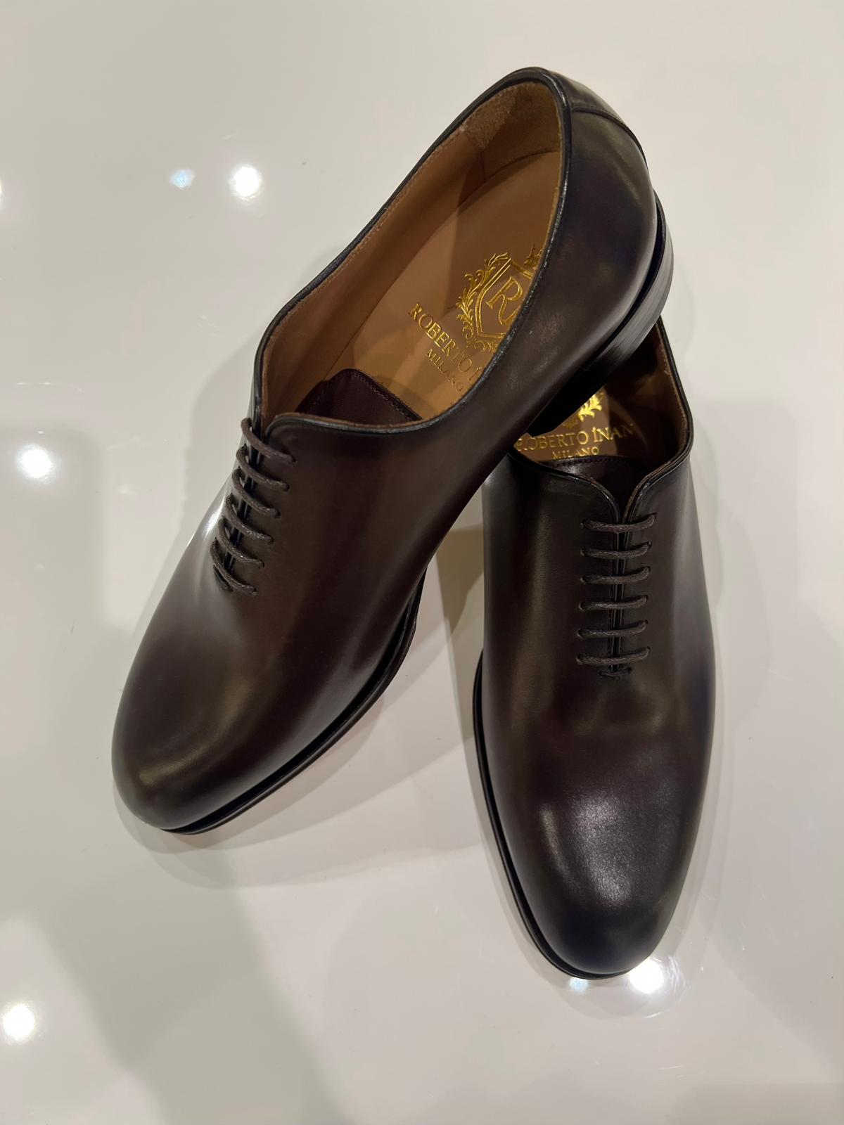 Wholecut-Oxford Dunkelbraun
