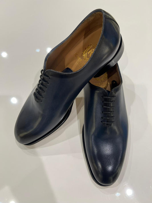 Wholecut-Oxford Marineblau