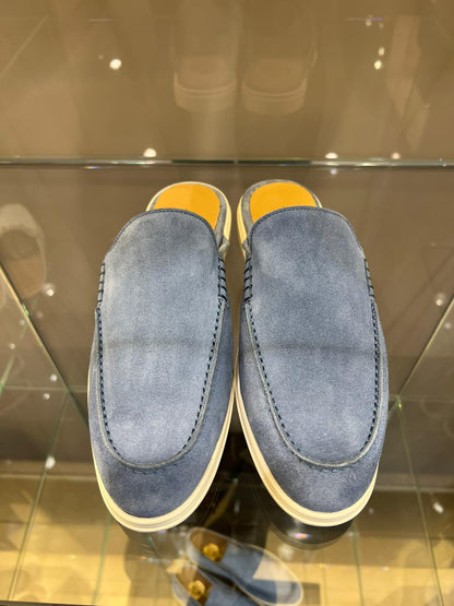 Yacht-Loafer Mule Jeansblau